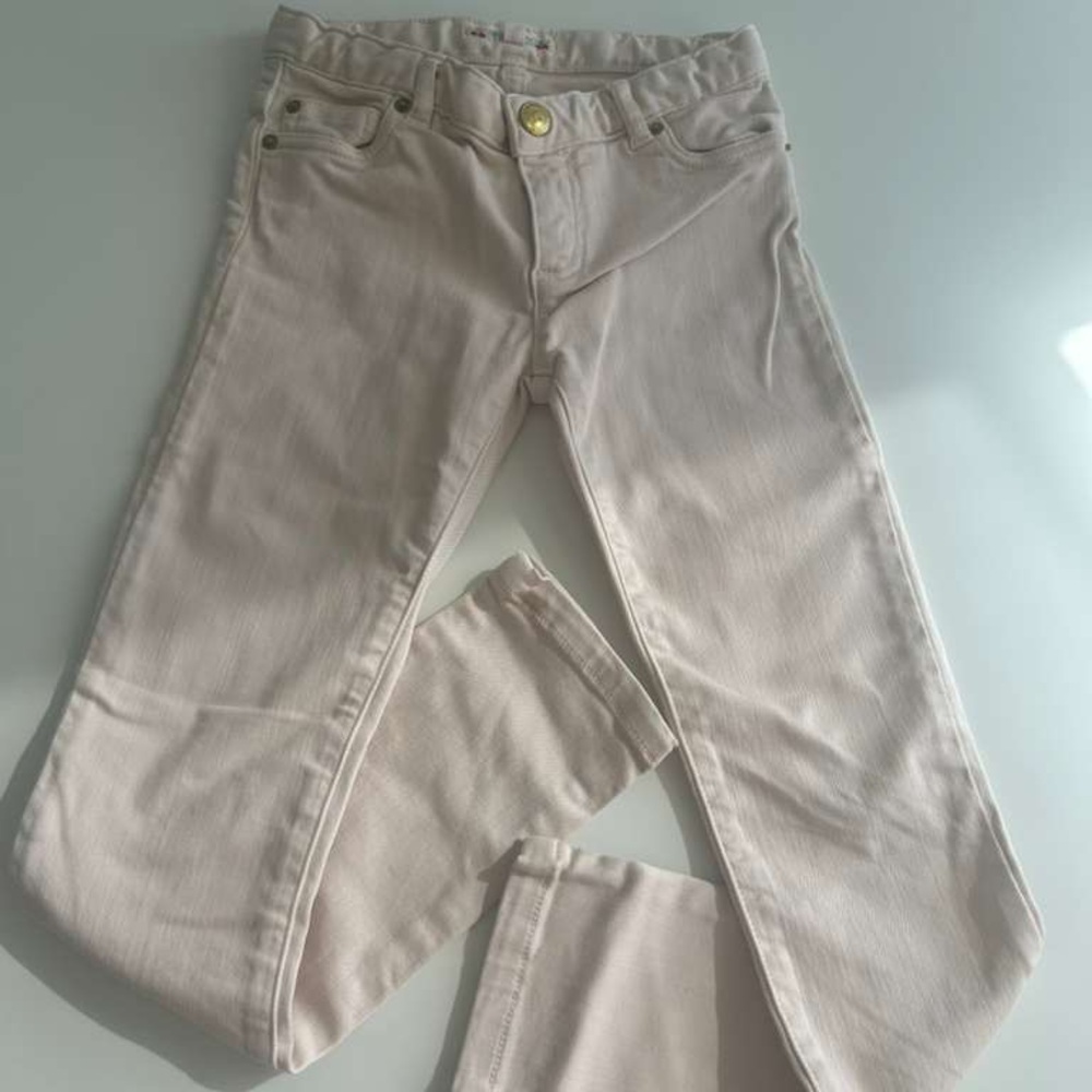 Bonpoint Kids Cream Jeans